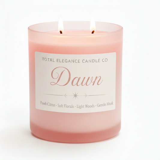 Dawn Candle - Lit Product Shot