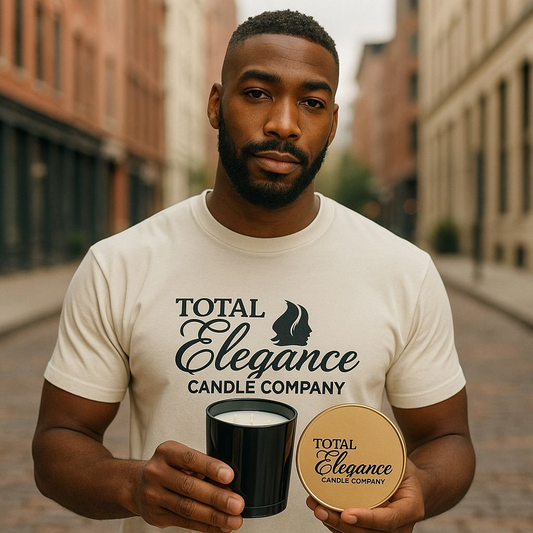 Midnight Coastal Waters Luxury Candle – Citrus, Bamboo, Amber & Musk Scent