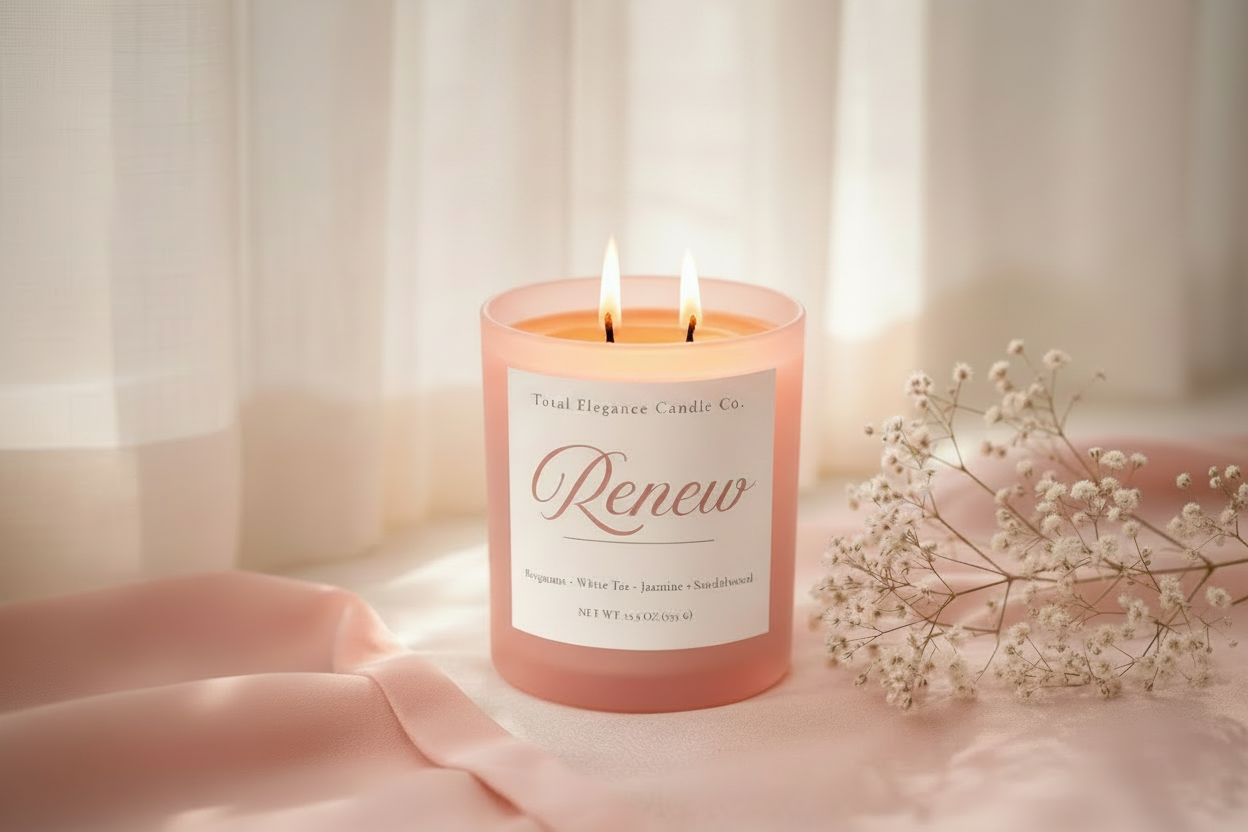 Renew Candle — Clean Flames, No Smoke